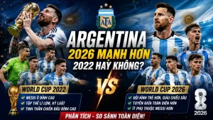 OK9: Messi Hội Quân, Argentina Sẵn Sàng Bảo Vệ Ngôi Vô Địch World Cup 2026